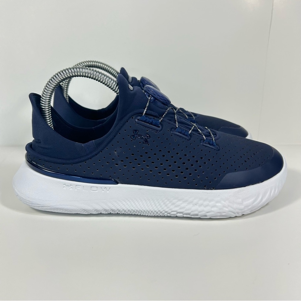 Under Armour SlipSpeed Shoe BOA Lace Women’s Sz 7 Men 5.5 Midnight Navy Sneakers
